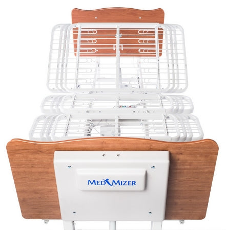 Med-Mizer Comfort Wide EX8000 Bed High-Low 80 Inch Grid Deck 5 Functions 9 to 25 Inch Height Range - EX8000