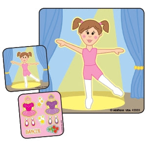 Medibadge Make-A-Sticker 90 Per Unit Ballerina Make - A - Sticker , Assorted Sticker - 2859