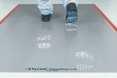 Fabrication Enterprises Dycem CleanZone-Lite Contamination Control Mat 2 X 4 Foot Gray Polymeric Compounds - 50-1702