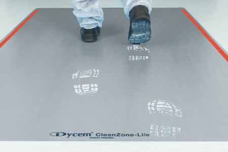 Fabrication Enterprises Dycem CleanZone-Lite Contamination Control Mat 4 X 6 Foot Gray Polymeric Compounds - 50-1703