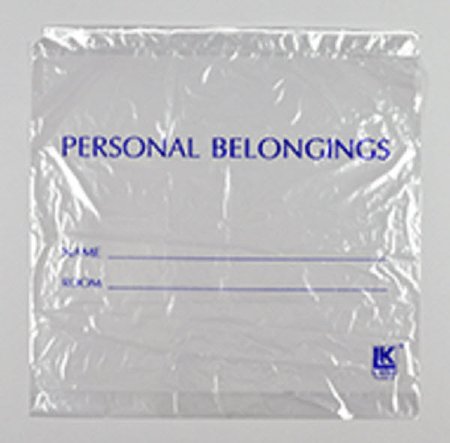 Elkay Plastics Elkay Plastics Patient Belongings Bag 20 X 20 Inch LDPE Drawstring Closure Clear - PB20203DSC
