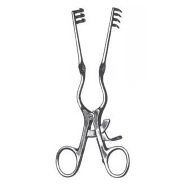 Miltex-Integra Retractor Beckman-Weitlaner 6-1/2" Sharp 3X4 Teeth Stainless Steel Ea - 11-634-SH