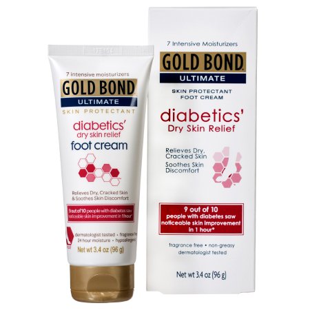 Gold Bond Ultimate Diabetics' - Foot Moisturizer 3.4 oz. Tube Unscented Cream - 04116705400