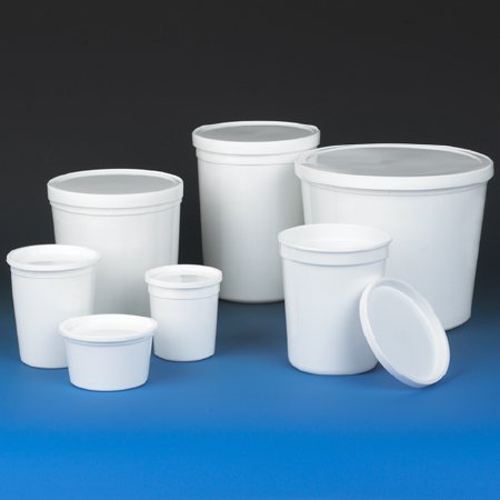 Globe Scientific - Lab Storage Container Multi-Purpose HDPE / LDPE Closure 8 oz. - 271008W