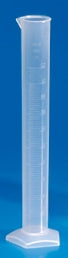 Globe Scientific - Graduated Cylinder Pentagonal Base Polypropylene 50 mL - 601078
