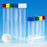 Globe Scientific Transport Tube Conical Bottom, Skirted Plain 16 X 92 mm 10 mL Blue Screw Cap Polypropylene Tube - 6102B