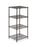 Uline Wire Shelving Unit 4 Shelves Powder Coated Carbon Steel - H-2426-54