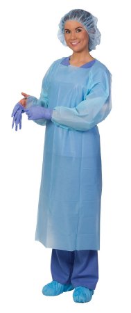 Premier Pro - Protective Procedure Gown X-Large Blue NonSterile Not Rated Disposable - 2321