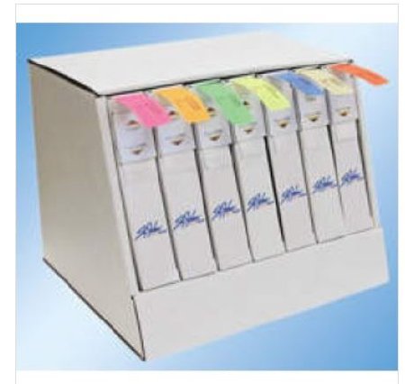 PDC - Label Dispenser 7 X 8-1/2 X 10-1/4 Inch Desktop Manual Pull White 1 Each For use with IV Labels - DSP-V2
