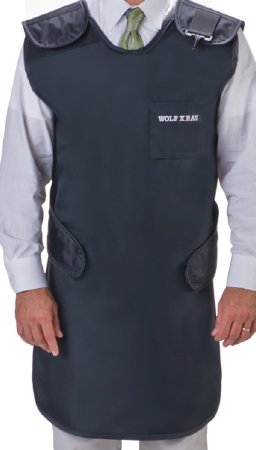 Wolf X-Ray - X-Ray Apron Black Quick Drop Style Medium - 68098LW-25