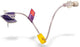 PowerLoc EZ - Huber Infusion Set 22 Gauge 1-1/2 Inch 7 Inch Tubing Without Port - SHW22-150