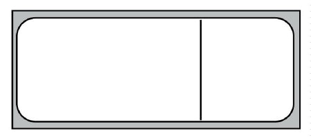 United Ad Label Blank Label Printer Label Without Legend White 15/16 X 3-1/2 Inch - ULDTCP312A