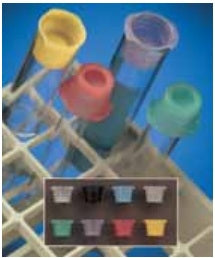 VersaClosure - Tube Closure LDPE Plug Cap Lavender For Glass, Plastic and Blood Test Tubes NonSterile - B2996-65