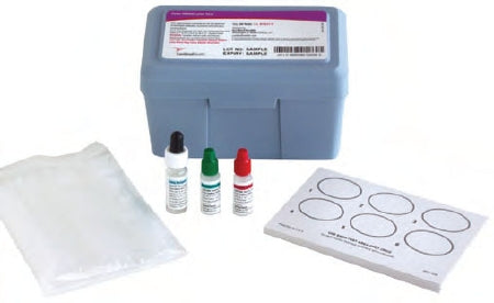 Cardinal Cardinal Health Color Mono Rapid Test Kit Agglutination Test Infectious Mononucleosis Serum / Plasma Sample 50 Tests - B1077-9