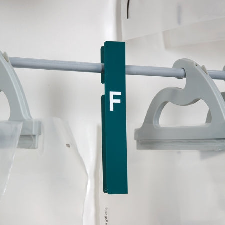 Health Care Logistics HCL Identification Tag Custom ID Tags w Stick on Letter Green - 17544