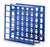 Market Lab - Blood Tube Rack 36 Place 16 mm Tube Size Blue 2-1/2 X 5 X 5 Inch - 5016