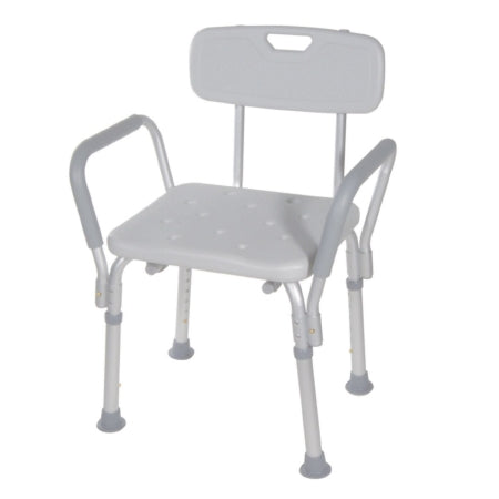 Patterson Medical Supply Patterson Medical Bath Transfer Bench 15-1/2 to 20-1/2 Inch Height Range 15-1/2 to 20-1/2 Inch Height Range 300 lbs. Weight Capacity Arm Rests - 565800