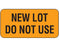 Shamrock - Pre-Printed Label Advisory Label Orange Cardstock NEW LOT / DO NOT USE Black Alert Label 3/4 X 1-1/2 Inch - UPCR-3036