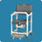 IPU Elite Commode / Shower Chair With Backrest - ELT817 P FRLB R