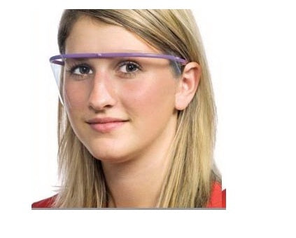 Southmedic Clear Choice Eye Shield Frames - SMI9211B