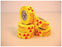 Fisher Scientific Fisherbrand Pre-Printed Label Laboratory Use CAUTION RADIOACTIVE MATERIAL Yellow 3/4 Inch X 14 Yard - 15967