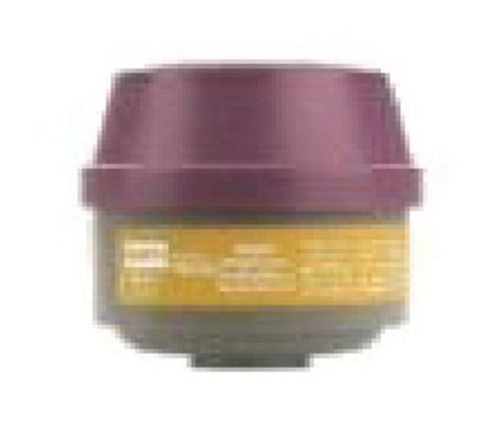 Fisher Scientific Low-Profile Cartridges/P100 Filter Combination Olive, Magenta, NIOSH, 42CFR84 Certifications, Filter Cartridge For Respirator - 19-003-313B