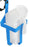 PLG - Urinal Holder Vinyl Straps, Plastic, Blue - Medline - PGA201