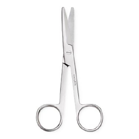 Centurion - Dissecting Scissors Mayo 5-1/2 Inch Length Floor Grade Stainless Steel Sterile Finger Ring Handle Curved Blunt Tip / Blunt Tip - 66665