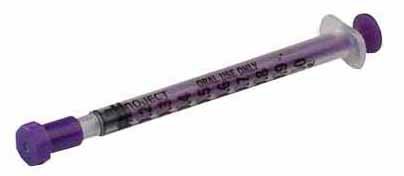 Monoject - Oral Medication Syringe 1 mL Bulk Pack Oral Tip Without Safety - 401S
