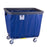 R & B Wire Products Basket Truck 3 Inch Caster Diameter, Caster Configuration (4) Swivel, Liner Style Permanent 250 lbs. Weight Capacity, 600 lbs. Total Caster Rating Vinyl, Polyurethane - 406SOBC/BL
