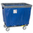 R & B Wire Products - Basket Truck with Bumper 6 Bushel Capacity Tubular Steel / Vinyl 3 Inch Non-Marking Swivel Casters - 406SOBC/BL