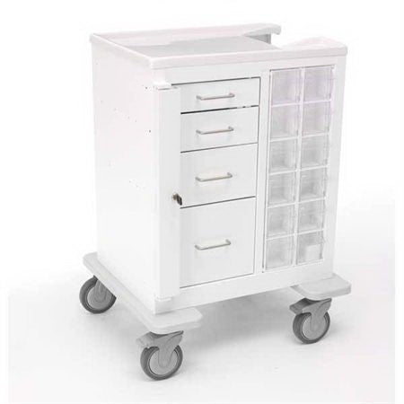 Market Lab Inc Mobile Cabinet 18 X 26 X 37 Inch 4 Drawers - 6938
