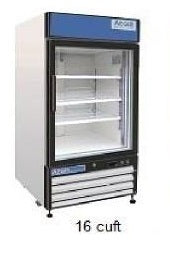 Aegis Scientific Aegis Scientific Upright Freezer Laboratory Use 16 cu.ft. 1 Glass Door Automatic Defrost - 2-F-16G