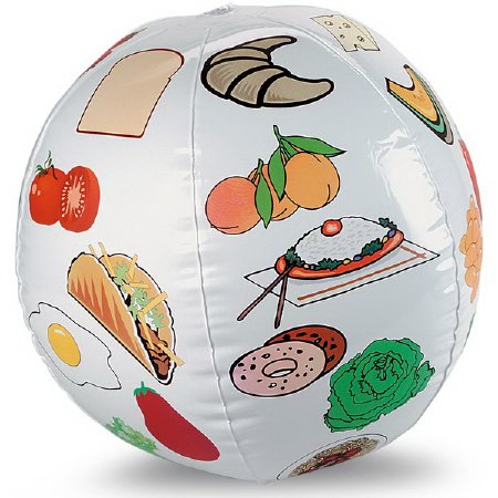 Nasco Healthcare - Nutrition Picture Toss-Up Ball Adult / Child - WA24179