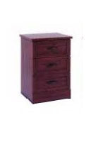 Graham-Field Hamilton Collection Bedside Chest Empire Mahogany 18 X 21 X 30 Inch 3 Drawers - A31-28
