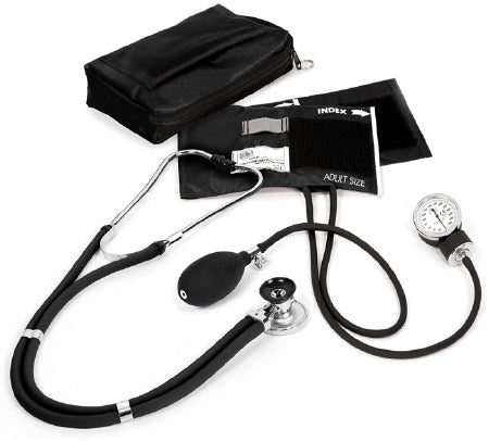 Prestige Medical Aneroid Sphygmomanometer/Sprague Kit Adult Arm - A1-105-BLK
