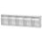 Market Lab - Tilt Front Bin White Polystyrene 5-1/4 X 6-1/2 X 23-1/2 Inch - 6023