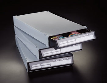 Simport Scientific Simport Cassette Storage Drawer 2-1/8 X 9-1/8 X 15-7/8 Inch Gray High Impact Polystyrene 250 Cassettes - M495-6