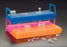 Simport Scientific UniRack Test Tube Rack 10 mm - 12 mm Tube Size, Reverse Side 0.2 mL - 0.5 mL Tube Size Red 1 X 2-5/8 X 9-1/4 Inch - S500-80R