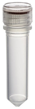 Micrewtube - Microcentrifuge Tube Conical Bottom Plain 13 X 46.3 mm 1.5 mL Without Color Coding Screw Cap Polypropylene Tube - T334-7S