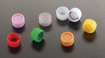 T340 Series - Tube Closure Polypropylene Washer Seal Brown For Micrewtube Microcentrifuge Tubes NonSterile - T340BROS