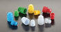 Simport Scientific T404 Series Tube Closure Polyethylene Flanged Plug Cap Green 12 mm For 12 mm Tubes NonSterile - T404-3G