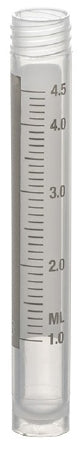 Simport Scientific - Storage and Transport Tube Skirted Bottom Plain 12.5 X 93 mm 5 mL Without Color Coding Without Closure Polypropylene Tube - T501-5ATPR