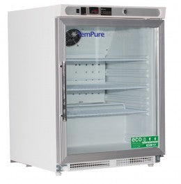 Tempure Scientific LLC Tempure Scientific Undercounter Refrigerator Vaccine 4.5 cu.ft. 1 Door Automatic Defrost - VUCR-4-G-HC-ADA KIT W/FT2L