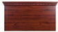 Basic American Medical Straight Wood Pediment Headboard Dentil Molding Shaker Cherry - H17R42S