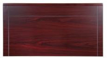Basic American Medical Bull Nose Edge Footboard Radius Side Edge Shaker Cherry - F17R36S