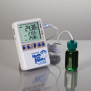 Memory-Loc - Datalogging Thermometer with Alarm Fahrenheit / Celsius -58° to +158°F (-50° to +70°C) Bottle Probe Battery Operated - 19195