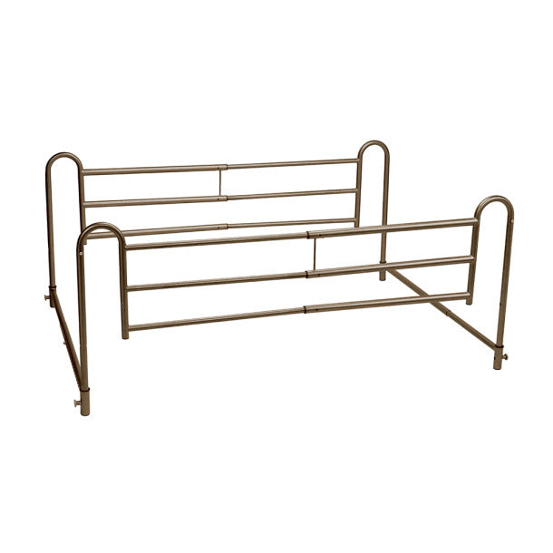 Drive Medical Tool-Free Adjustable Length Home-Style Bed Rail