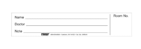 First Healthcare Products Insert Card - 4366-01