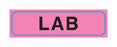 United Ad Label - Pre-Printed Label Advisory Label Flourescent Pink Cardstock MMS Black 5/16 X 1-1/4 Inch - UL361530V